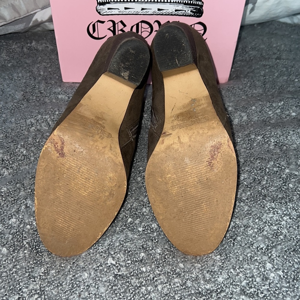 Ankle high dark brown ankle boot - Picture 4 of 5